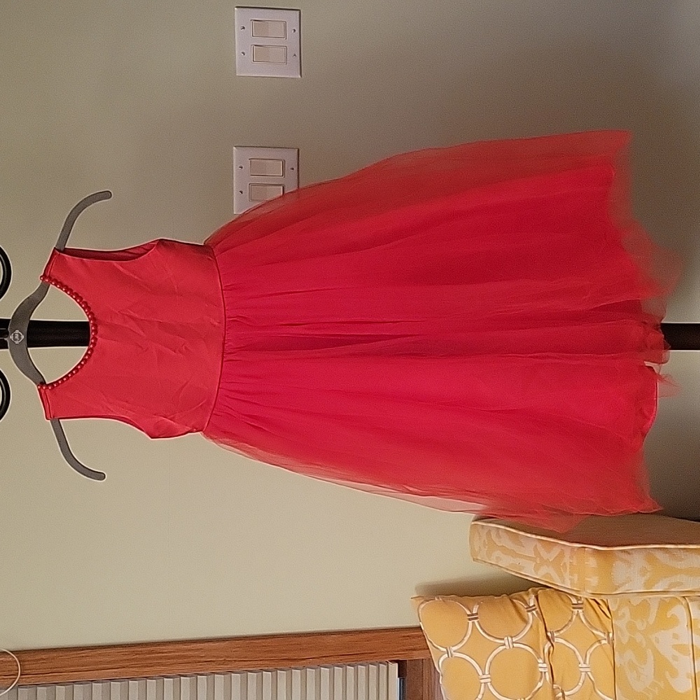Girls Red Dress